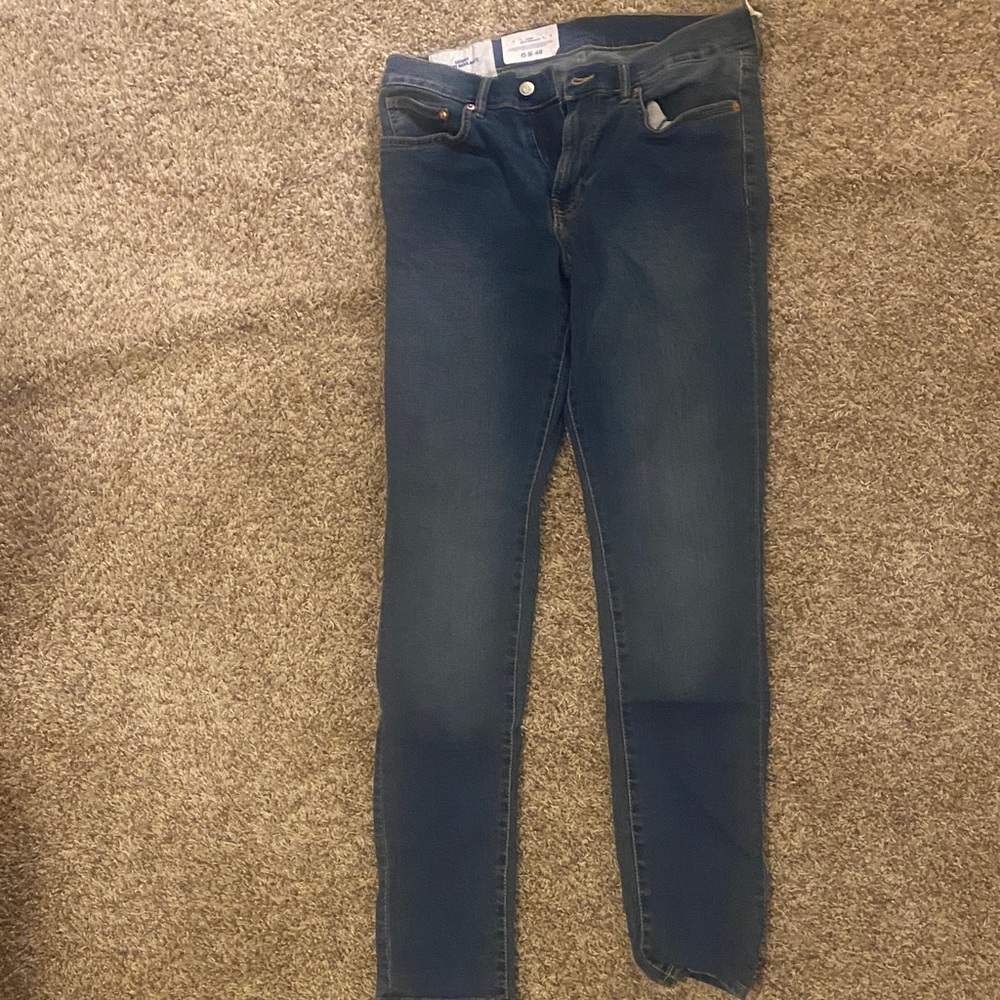 H&M Blue Skinny Jeans NWT 33x34